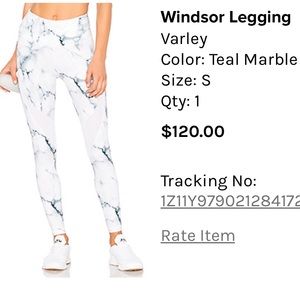 Varley Windsor Legging, worn once